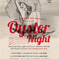 Oyster Night at Bubbles Bar